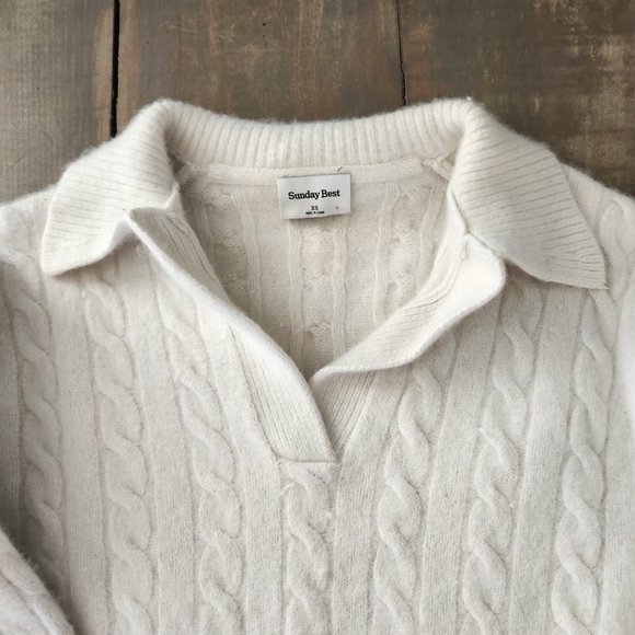Aritzia Sunday Best Wool-Blend Sweater – Size XS - Picture 5 of 10